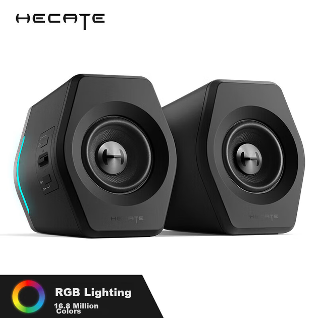 Професійні ігрові настільні колонки EDIFIER HECATE G2000 2.0, Bluetooth-колонка, комп'ютерні колонки, аудіосистема для ПК та ноутбука, подарунок, чорний колір - зображення 3