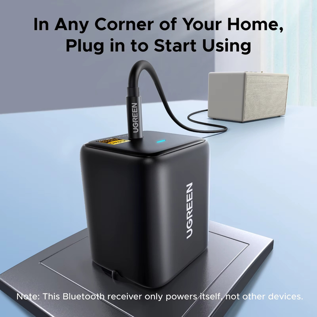 Приймач адаптер UGREEN BT523 Bluetooth 6.0 Receiver LDAC - зображення 5