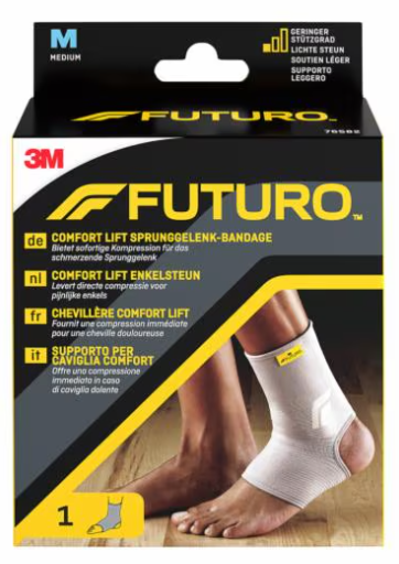 Opaska stawu skokowego 3M Company Futuro Comfort Szara rozmiar M 1 szt (4046719341795) - Zdjęcie 1 Opaska stawu skokowego 3M Company Futuro Comfort Szara rozmiar M 1 szt (4046719341795) - obraz 1