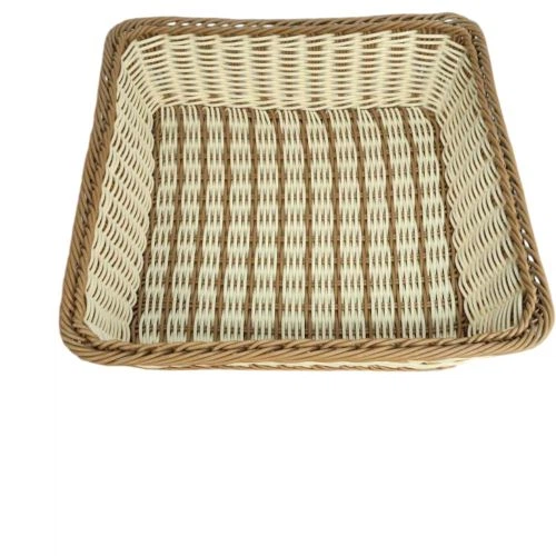 Кошик плетений "Pure Wicker" 35*35*8см Stenson R41325 - Фото 1 Кошик плетений "Pure Wicker" 35*35*8см Stenson R41325 - изображение 1
