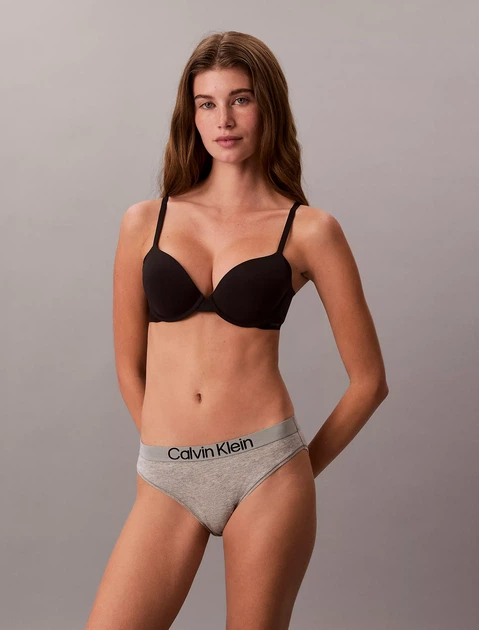Трусики жіночі бавовняні Calvin Klein Maximum Бікіні QD5332-6H3 L Світло-сірі - Фото 1 Трусики жіночі бавовняні Calvin Klein Maximum Бікіні QD5332-6H3 L Світло-сірі - изображение 1