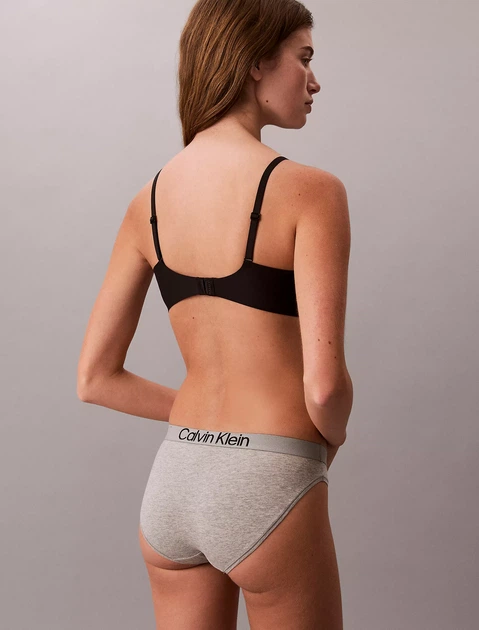 Трусики жіночі бавовняні Calvin Klein Maximum Бікіні QD5332-6H3 L Світло-сірі - Фото 4 Трусики жіночі бавовняні Calvin Klein Maximum Бікіні QD5332-6H3 L Світло-сірі - изображение 4