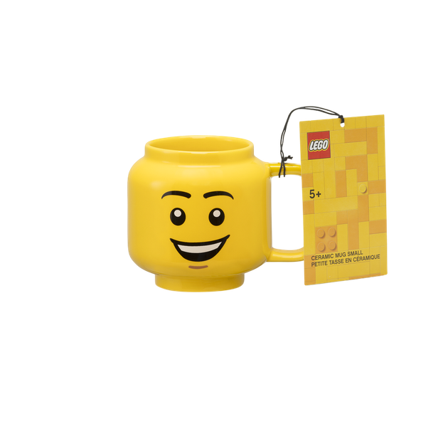 Kubek ceramiczny LEGO Iconic Happy Boy 255 ml Żółty (5711938247751) - obraz 2