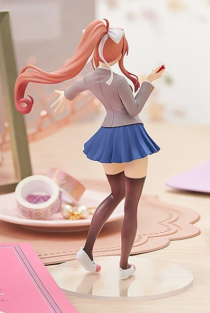 Аниме фигурка Monika Doki Doki Literature Club! Коллекционная фигурка Моника Доки Доки Литературный клуб 18 см - Фото 7 Аниме фигурка Monika Doki Doki Literature Club! Коллекционная фигурка Моника Доки Доки Литературный клуб 18 см - изображение 7
