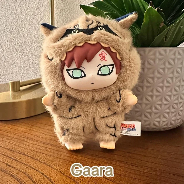 Мягкая игрушка Гаара в костюме Labubu 17 см коллекционный анимеплюш Naruto (Китай) - изображение 2