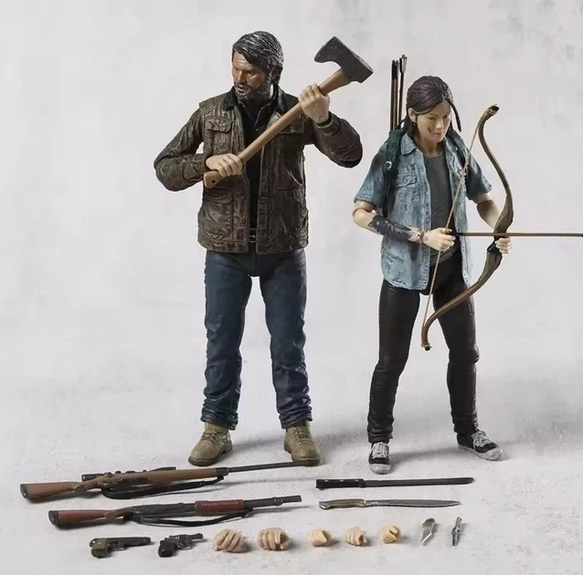 Набор фигурок NECA The Last of Us Part II Джоэл и Элли с луком 18 см (2 фигурки) - изображение 6