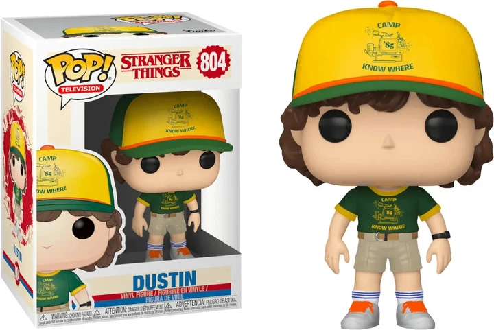 Фигурка Дастин из сериала «Удивительные чудеса» Funko Pop! Stranger Things Dustin At Camp Funko Pop! Collectible Figure (№804) - Фото 1 Фигурка Дастин из сериала «Удивительные чудеса» Funko Pop! Stranger Things Dustin At Camp Funko Pop! Collectible Figure (№804) - изображение 1