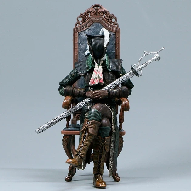 Коллекционная Фигурка подвижная Леди Мария со стулом из игры Бладборн Фигма Bloodborne Figma 536 DX 16 см - изображение 2