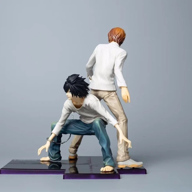 Аниме фигурка Тетрадь Смерти Death Note Лайт Ягами (Кира) и L | Интеллектуальное противостояние 22 см - Фото 4 Аниме фигурка Тетрадь Смерти Death Note Лайт Ягами (Кира) и L | Интеллектуальное противостояние 22 см - изображение 4