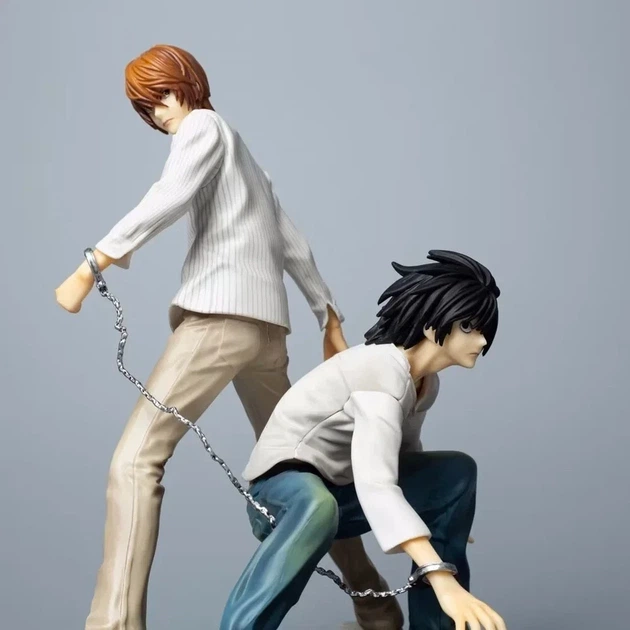 Аниме фигурка Тетрадь Смерти Death Note Лайт Ягами (Кира) и L | Интеллектуальное противостояние 22 см - Фото 7 Аниме фигурка Тетрадь Смерти Death Note Лайт Ягами (Кира) и L | Интеллектуальное противостояние 22 см - изображение 7