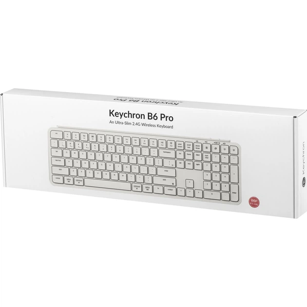 Клавіатура Keychron B6 Pro Ivory White (B6P-K8-UA) [159739] - зображення 7