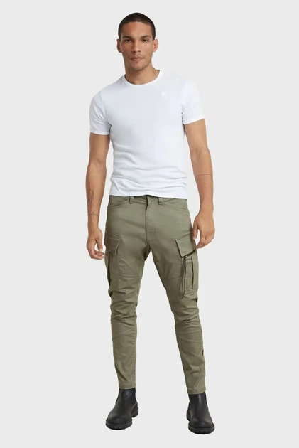 Чоловічі зелені карго Zip Pkt 3D Skinny Cargo 2.0 G-Star 38-34 D24307,C105 - изображение 2