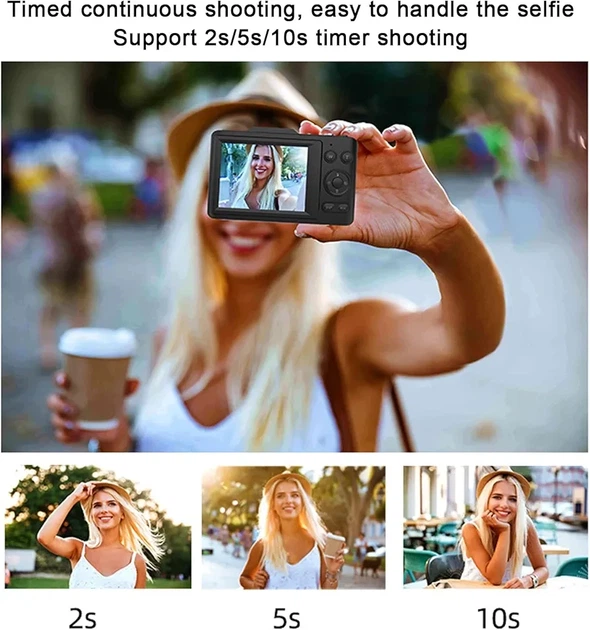 Цифровая камера 48MP с 16x зумом, видео 1080P - Фото 3 Цифровая камера 48MP с 16x зумом, видео 1080P - изображение 3