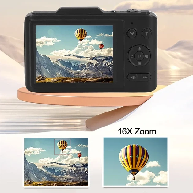 Цифровая камера 48MP с 16x зумом, видео 1080P - Фото 6 Цифровая камера 48MP с 16x зумом, видео 1080P - изображение 6