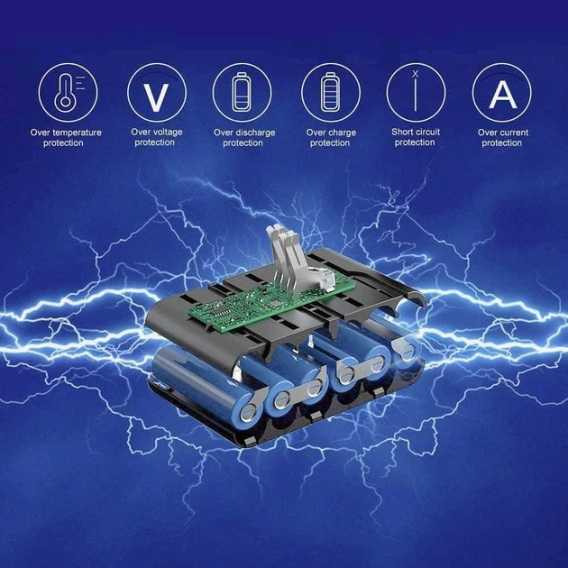 Акумулятор (батарея) 6000mah для Dyson V8 SV10, заміна для V8 Absolute, Animal, Fluffy. - зображення 4