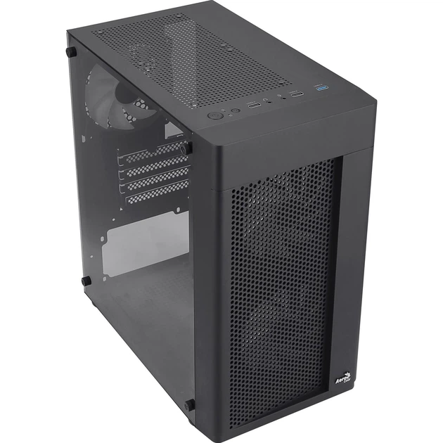 Корпус AeroCool Hexform-G-BK-v2 Black (ACCS-PV38033.11) [146695] - зображення 7