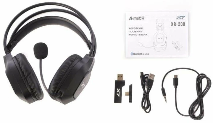 Навушники A4tech X7 XR-200 Black - изображение 6