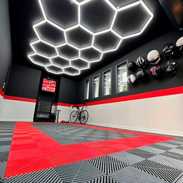 Светодиодная LED лампа HEXAGON 5 сот 235x162,8 см 280W 6500K Освещение для гаража, мастерской и дома - изображение 5