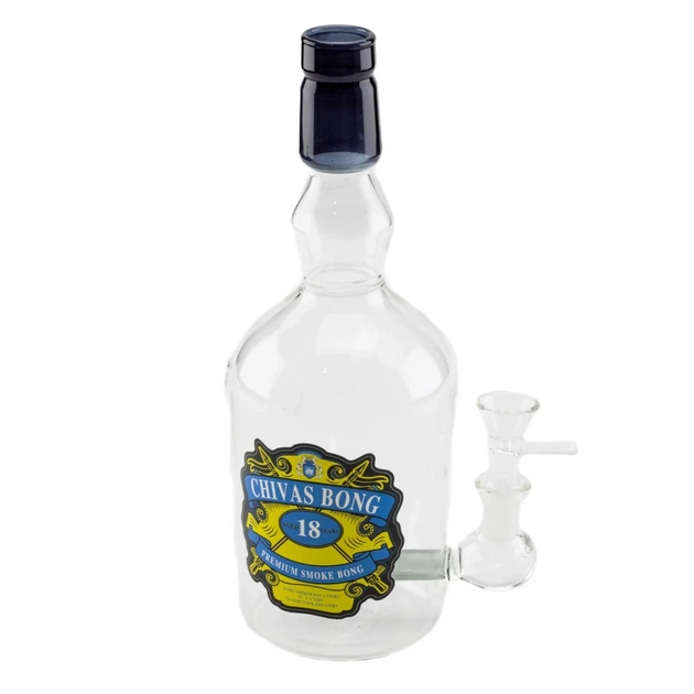 Скляний бонг Whisky Chivas Inline SG 14 (14.5 мм), 25 см - изображение 4