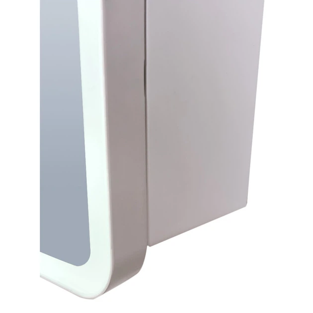 Зеркальный шкафчик Mixxus Premium Olivary CM01-80x70x13 с LED Touch, диммером, регулятором яркости (MI8296) - изображение 2