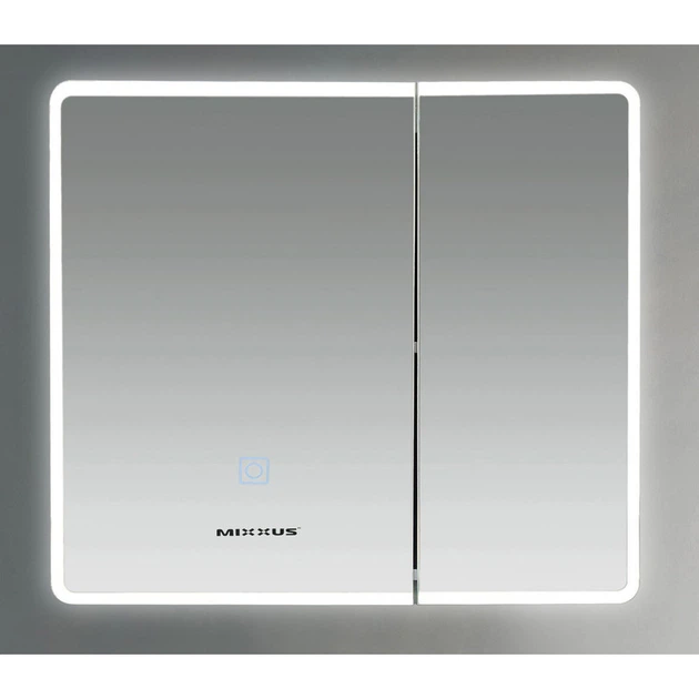 Зеркальный шкафчик Mixxus Premium Olivary CM01-80x70x13 с LED Touch, диммером, регулятором яркости (MI8296) - изображение 6