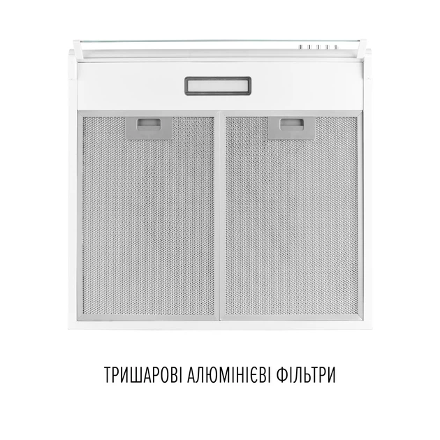 Витяжка плоска Perfelli PL 5144 W LED - зображення 7