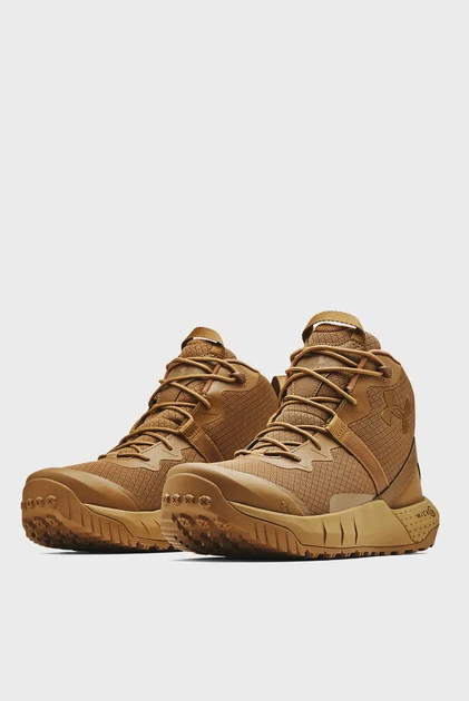Чоловічі коричневі черевики UA Micro G Valsetz Mid Under Armour 44 3023741-200 - Фото 2 Чоловічі коричневі черевики UA Micro G Valsetz Mid Under Armour 44 3023741-200 - зображення 2