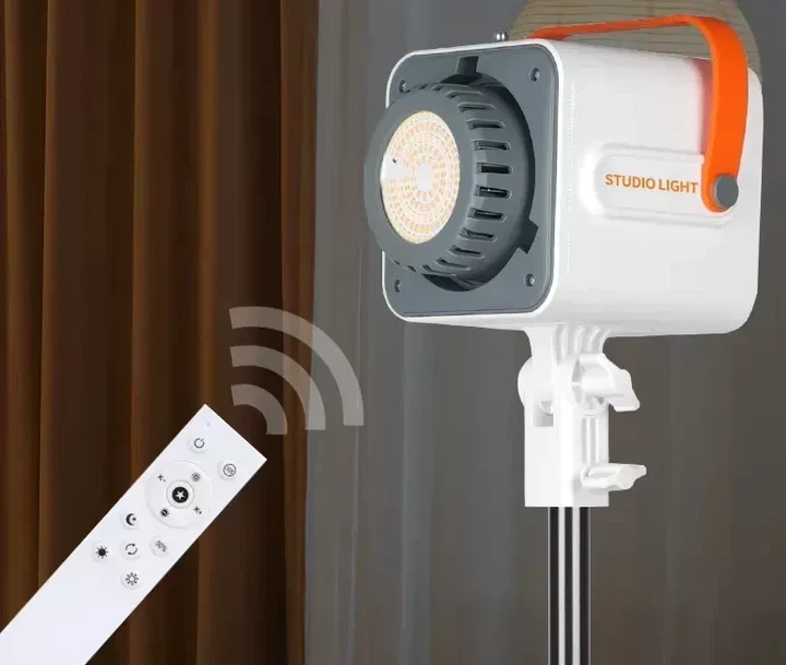 Профессиональный студийный свет прожектор 150Вт LED Bi-Color 2800-6500К с пультом SL-150 Pro - изображение 2