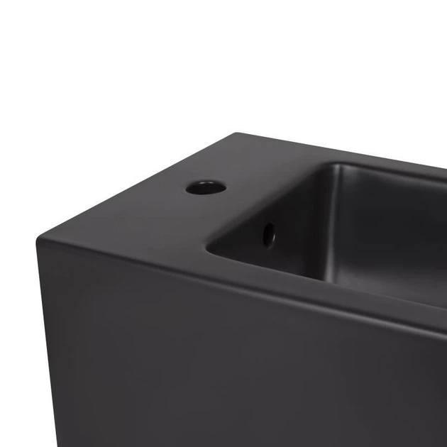 Биде подвесное Qtap Tern New 500x360x320 мм Matt Black QT17551303GMB - Фото 5 Биде подвесное Qtap Tern New 500x360x320 мм Matt Black QT17551303GMB - изображение 5