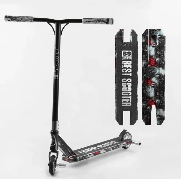 Самокат трюковый Best Scooter BS-77101 HIC-система/пеги/алюминиевый диск/дека от 8 лет (i7-105675) - Фото 1 Самокат трюковый Best Scooter BS-77101 HIC-система/пеги/алюминиевый диск/дека от 8 лет (i7-105675) - изображение 1