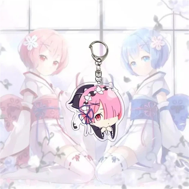 Аніме брелок "Рам и Рем" - Re:Zero. Життя з нуля в альтернативному світі - Фото 4 Аніме брелок "Рам и Рем" - Re:Zero. Життя з нуля в альтернативному світі - зображення 4