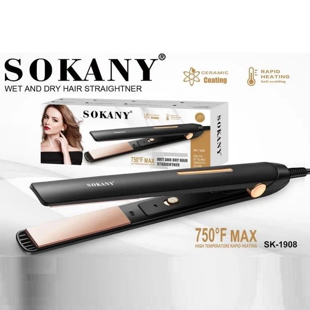 Випрямляч та плойка 2в1 SOKANY SK-1908 для укладки волосся - зображення 7