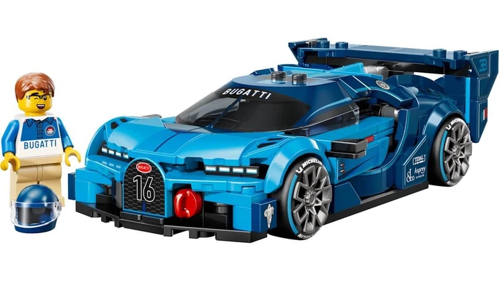 Конструктор LEGO Speed Champions Спортивний автомобіль Bugatti Vision GT Hyper 284 деталей (77253) - Фото 3 Конструктор LEGO Speed Champions Спортивний автомобіль Bugatti Vision GT Hyper 284 деталей (77253) - зображення 3
