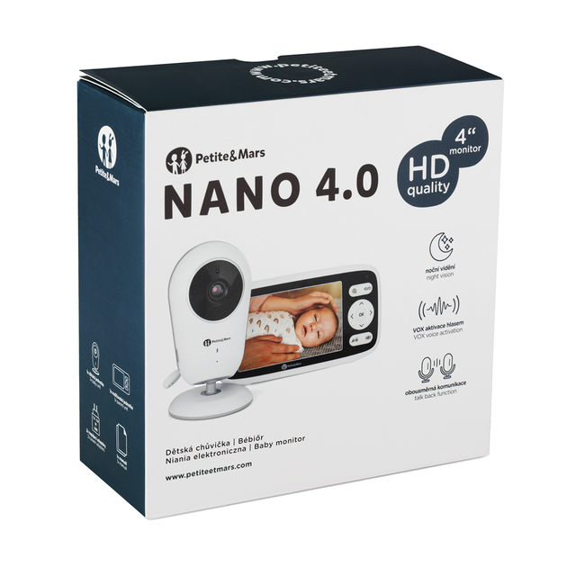 Niania elektroniczna Petite&Mars NANO 4.0 (8596202016649) - obraz 7