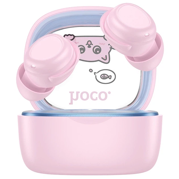 Дитячі бездротові навушники HOCO EW111 Bluetooth 5.4 Rose - зображення 3