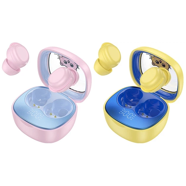 Дитячі бездротові навушники HOCO EW111 Bluetooth 5.4 Rose - зображення 5