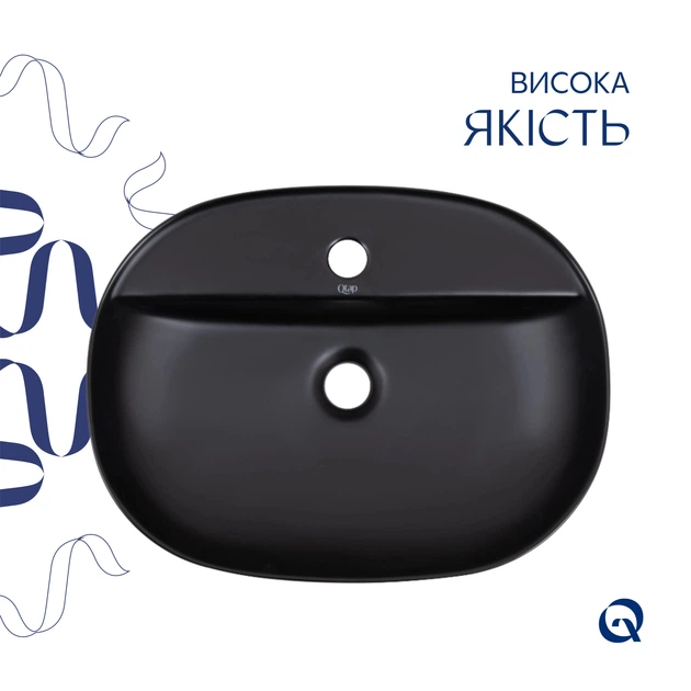Раковина-чаша Qtap Scorpio 500x380x120 Matt black QT146533MB - Фото 4 Раковина-чаша Qtap Scorpio 500x380x120 Matt black QT146533MB - изображение 4