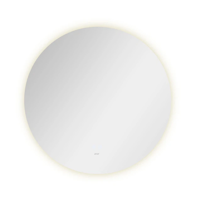 Дзеркало Qtap Taurus R600 з LED-підсвічуванням Touch, з антизапотіванням, з димером, рег. темп. кольори (3000-6500K) QT2478R607 - зображення 6