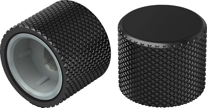 Поворотний ролик Glorious GMMK PRO Rotary Knobs Black Slate (GLO-ACC-P75-RK-B) - Фото 1 Поворотний ролик Glorious GMMK PRO Rotary Knobs Black Slate (GLO-ACC-P75-RK-B) - зображення 1
