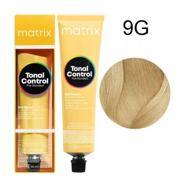 Краска Matrix Tonal Control Pre-Bonded Gel Toner- 9G Очень светлый золотистый блонд-90мл. - Фото 1 Краска Matrix Tonal Control Pre-Bonded Gel Toner- 9G Очень светлый золотистый блонд-90мл. - изображение 1