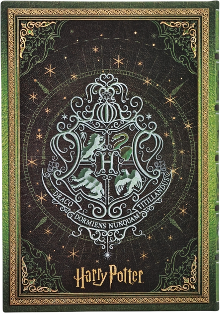 Записная книжка Paperblanks Гарри Поттер – Слизерин 12х18 см 144 страницы в линейку (9781408765135) - изображение 4