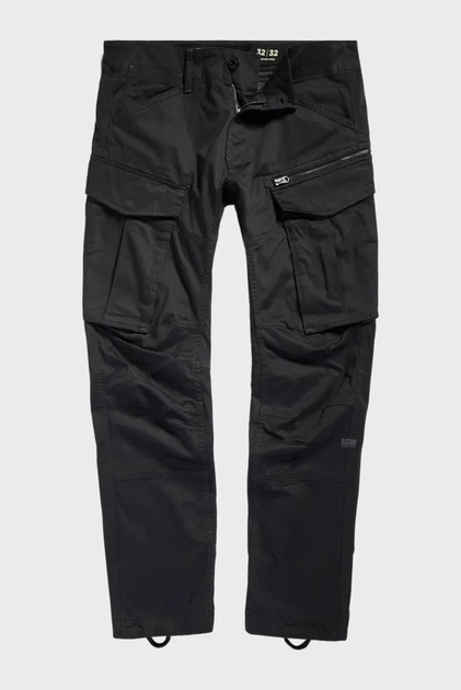 Чоловічі чорні карго Rovic zip 3D tapered 6484 G-Star RAW 32-30 D02190,5126 - изображение 4