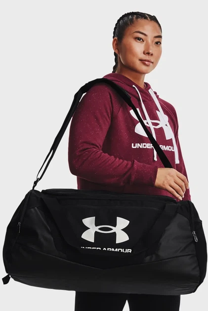 Чорна спортивна сумка UA Undeniable 5.0 Duffle MD Under Armour OSFM 1369223-001 - изображение 2