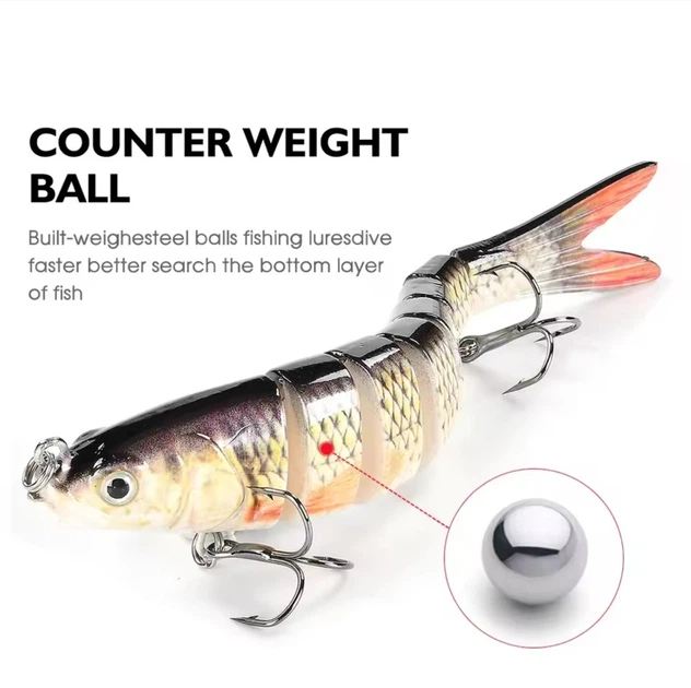 Воблер составной свимбейт ANFS Swimbait Minnow 13.5 см 19 г тонущий HS067C - Фото 7 Воблер составной свимбейт ANFS Swimbait Minnow 13.5 см 19 г тонущий HS067C - изображение 7