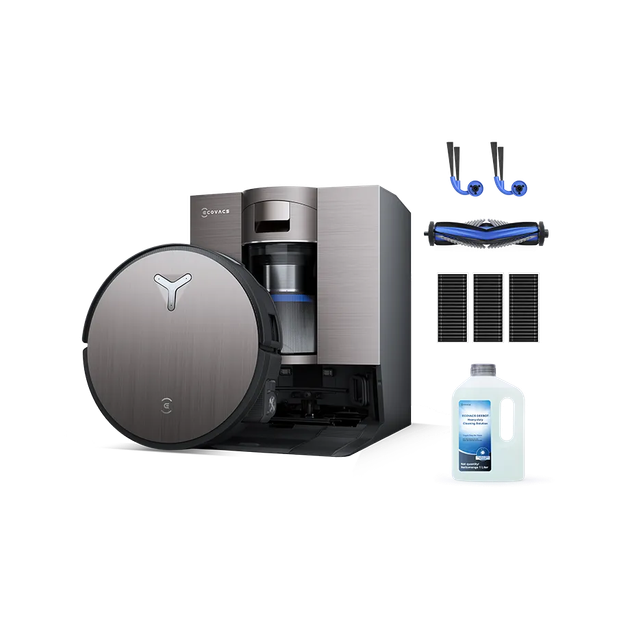 Робот-пилосос Ecovacs DEEBOT X11 OmniCyclone з сухим і вологим прибиранням, станцією самоочищення, LIDAR та AI навігацією - Фото 2 Робот-пилосос Ecovacs DEEBOT X11 OmniCyclone з сухим і вологим прибиранням, станцією самоочищення, LIDAR та AI навігацією - зображення 2