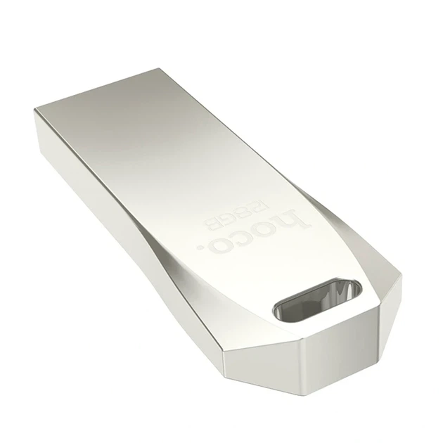 Флеш-накопитель Hoco UD4 128GB USB 2.0 металлический влагозащищенный ударостойкий для хранения данных - изображение 2