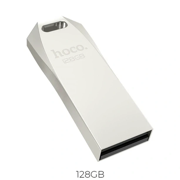 Флеш-накопитель Hoco UD4 128GB USB 2.0 металлический влагозащищенный ударостойкий для хранения данных - изображение 7