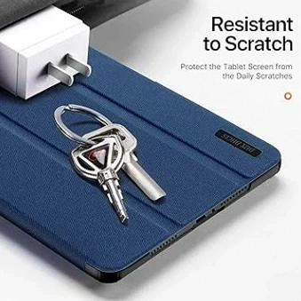 Чехол Dux Ducis Domo для Xiaomi Redmi Pad SE 11 дюймов защитный чехол-книжка с функцией подставки синего цвета - Фото 5 Чехол Dux Ducis Domo для Xiaomi Redmi Pad SE 11 дюймов защитный чехол-книжка с функцией подставки синего цвета - изображение 5
