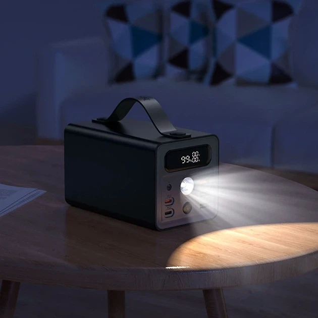 Power Bank Hoco J138 Distant 60000 mAh із швидкою зарядкою для подорожей та екстрених ситуацій чорний - зображення 4