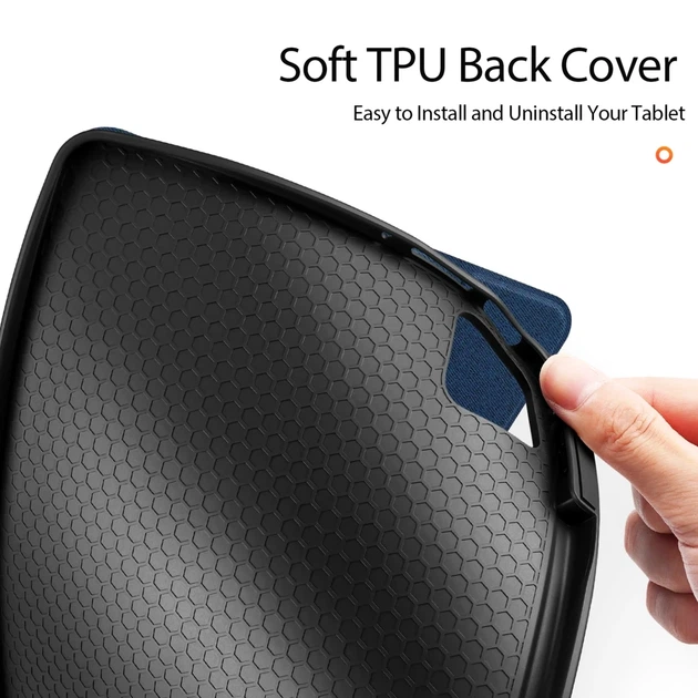 Чохол Dux Ducis Domo для Xiaomi Pad 7 7 Pro з підставкою та захистом від ударів чорний - зображення 5